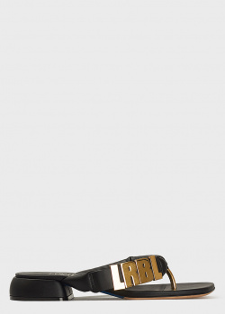 Мюли на низком каблуке Loriblu с металлическим логотипом, фото